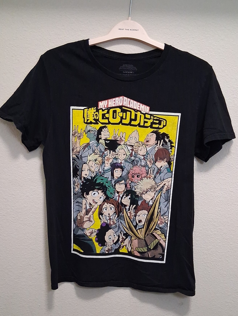 Black My Hero Academia Short Sleeve Graphic Tee